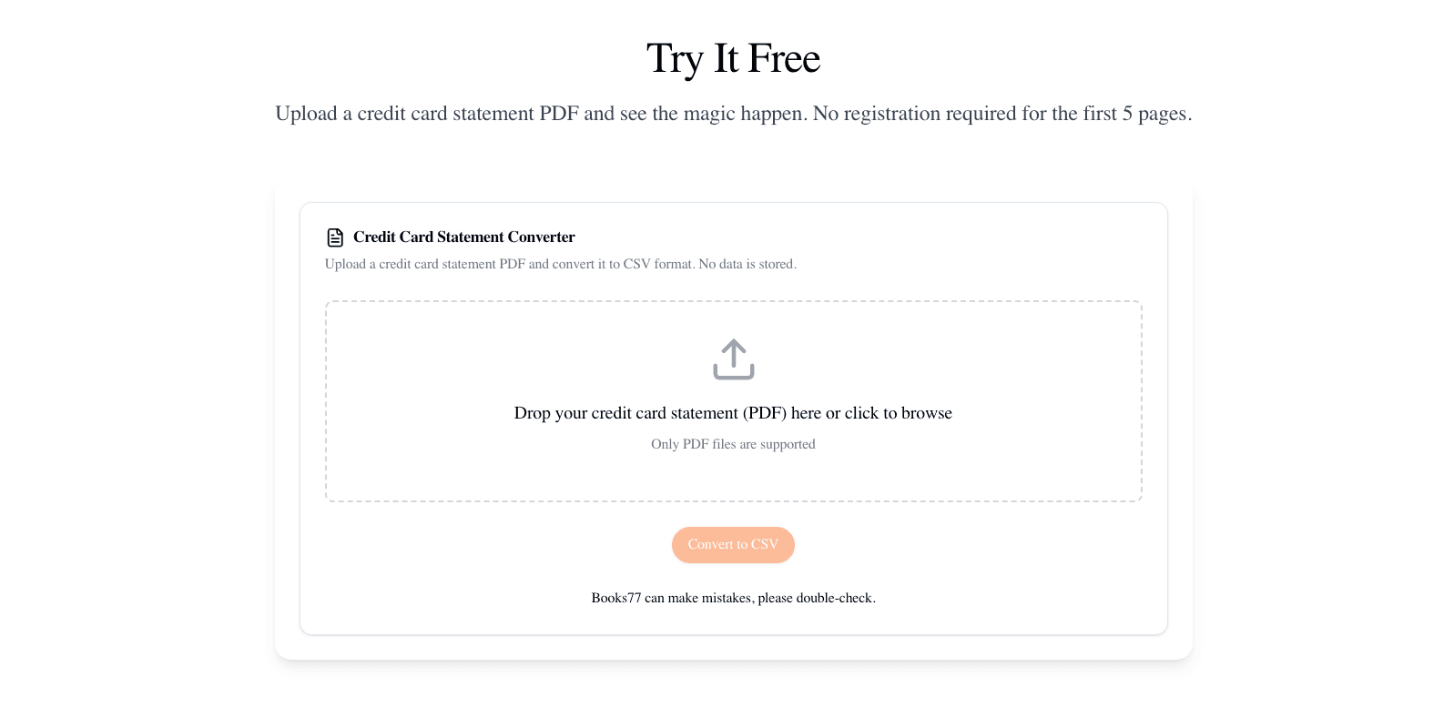 Launching Credit Card to Excel Converter tool on Gumroad