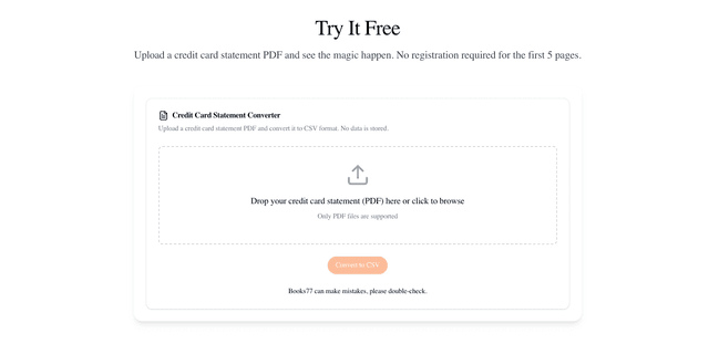 Launching Credit Card to Excel Converter tool on Gumroad